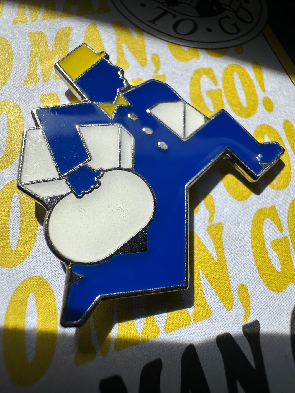 Lush • Go Man Go! Delivery Man Enamel Pin